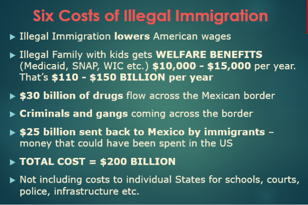 Illegal Immigration - 6 costs