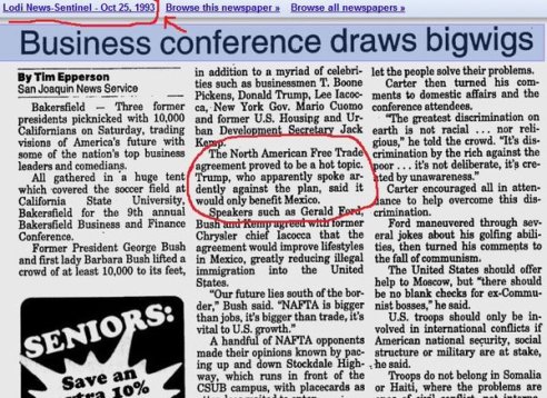 pro Trump -against NAFTA