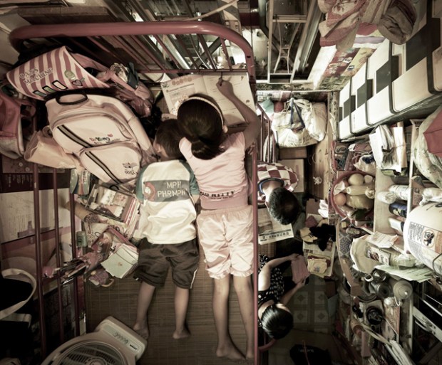 Shocking aerial photos of cramped Hong Kong apartments, Hong Kong - 22 Feb 2013